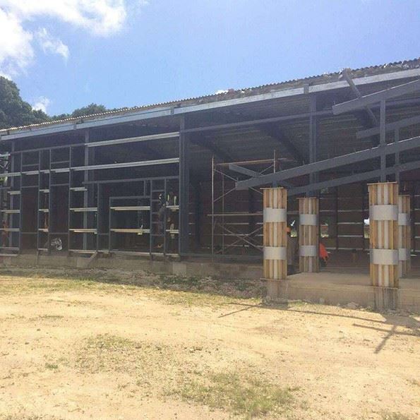 Weather Board Steel Structure Shopping Mall