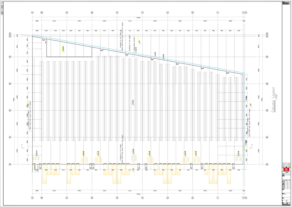 Peru Logistics Warehouse Project: Grid Structural Analysis And Design Scheme suppliers